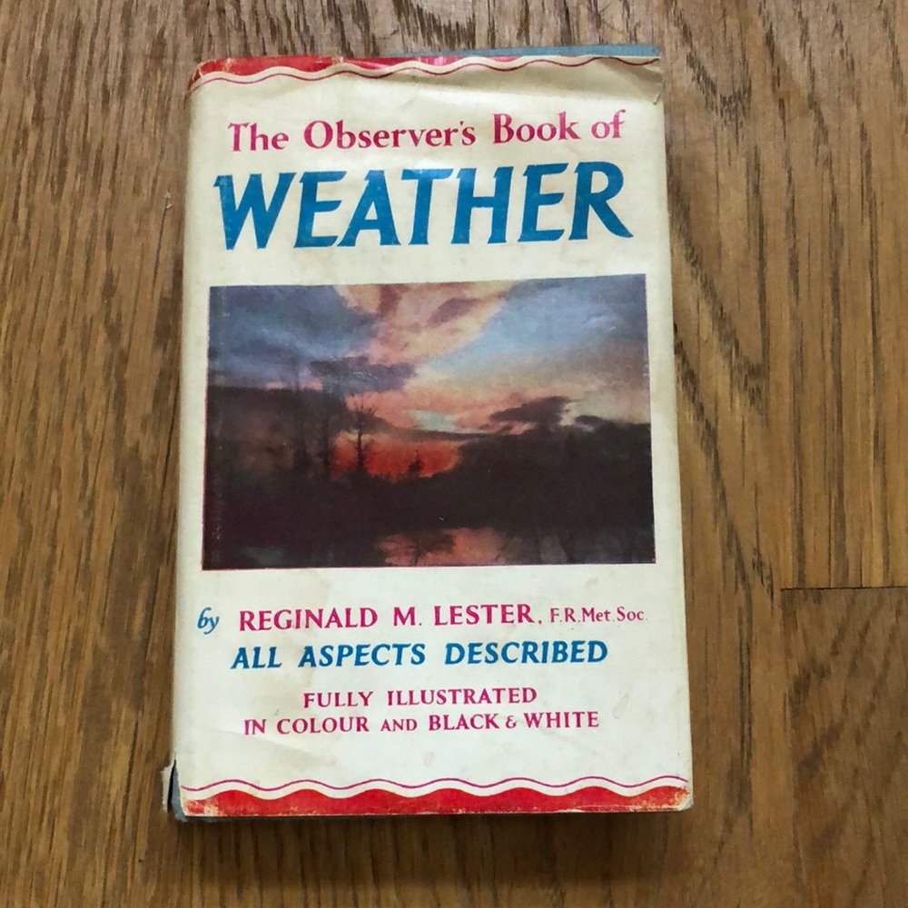Vintage 1964 Observer’s Book of Weather Vintage